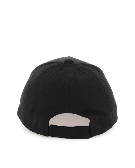 Emporio Armani Black Baseball Cap With Logo for men