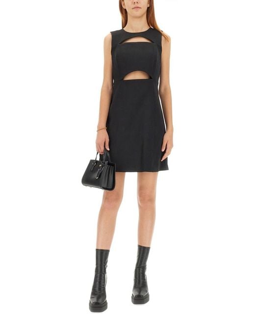 MICHAEL Michael Kors Black Mini Dress Polyester