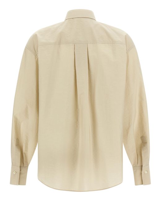 Brunello Cucinelli White Cotton Blouse