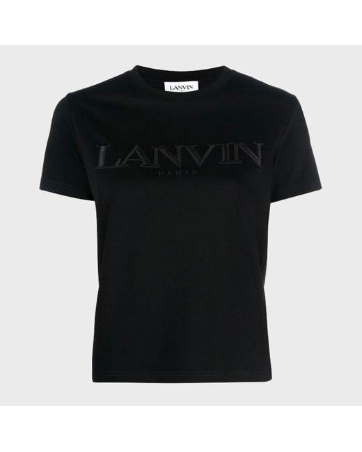 Lanvin Black T-Shirt E Polo Nero