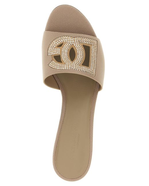 Dolce & Gabbana Natural 'Karol' Mules