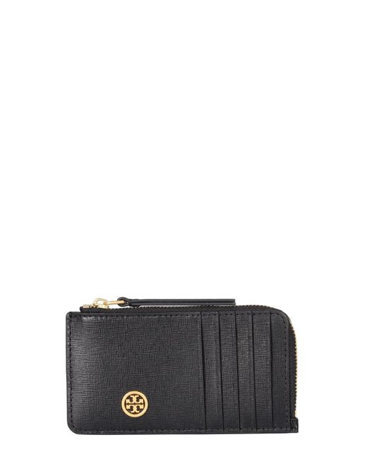 Tory Burch Card Holder "robinson" in Black Lyst