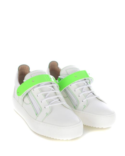 Sneakers frankie in pelle bianca deliberti - Stileo.it