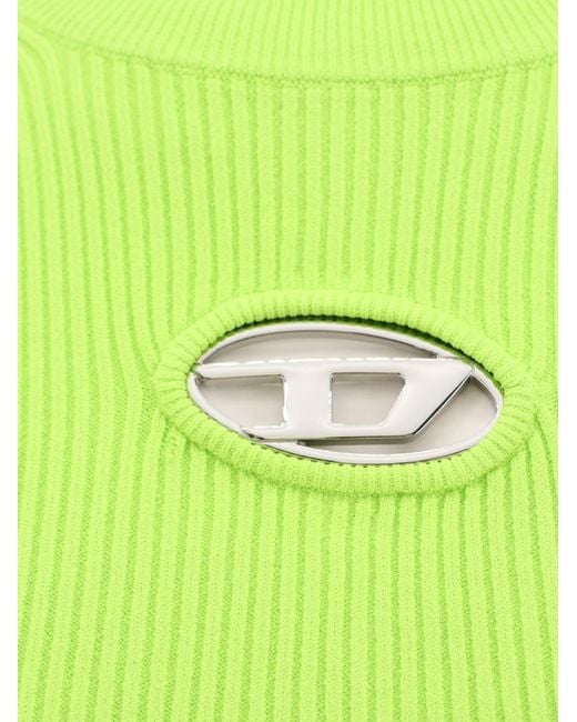 DIESEL Green Sweaters