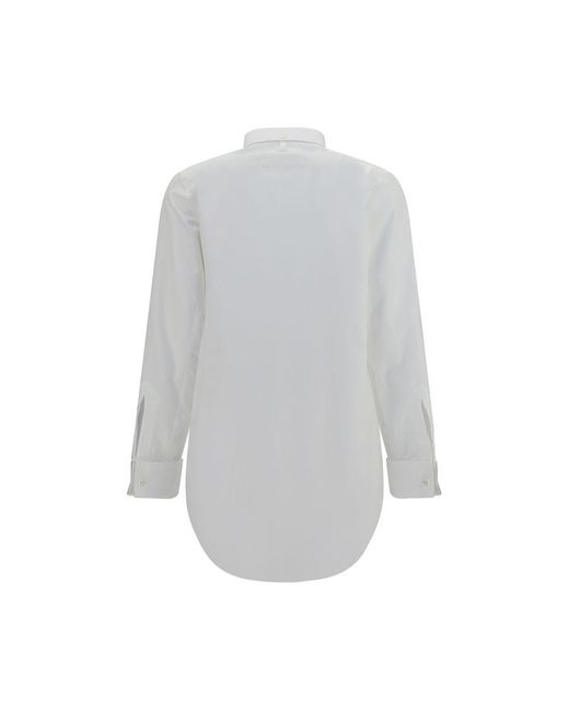 Maison Margiela Gray Cotton Dress Shirt
