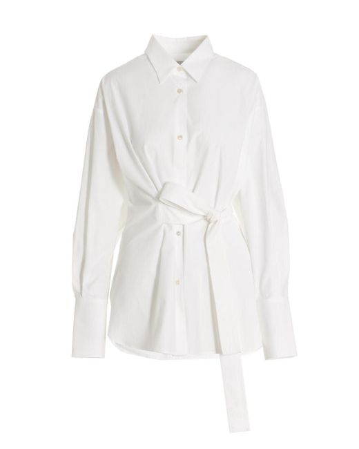 Studio Nicholson Condell Shirt in White | Lyst