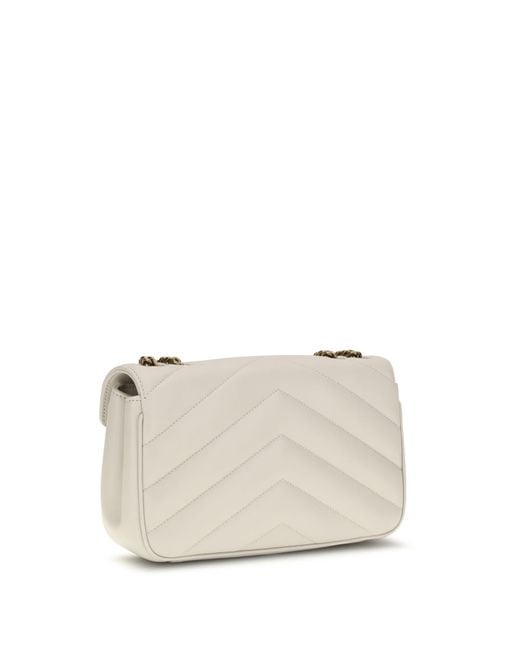 Saint Laurent White Shoulder Bags
