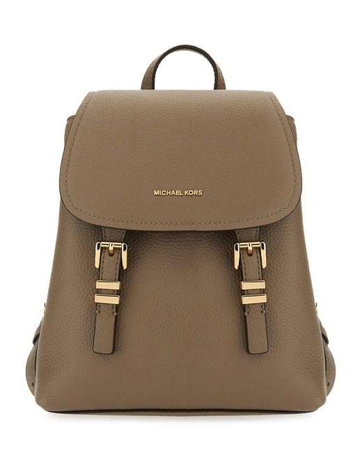 MICHAEL Michael Kors Brown Leather Backpack