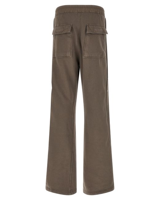 Rick Owens Brown 'Wide Pusher' Pants for men