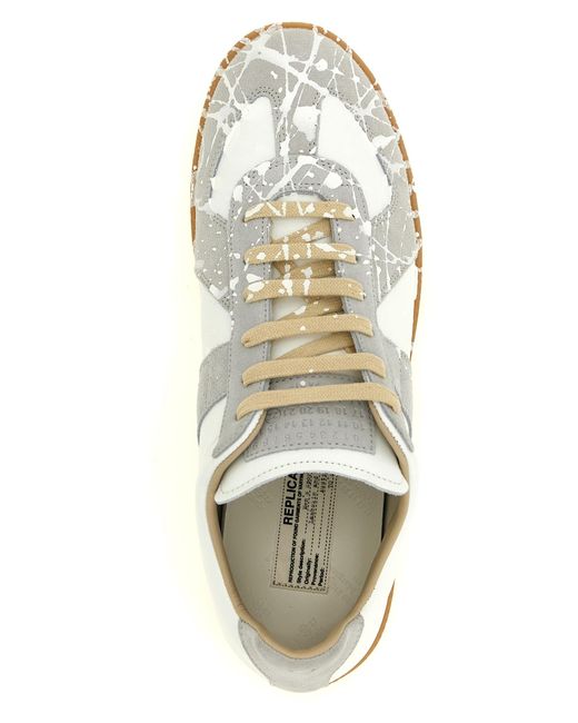 Maison Margiela White 'Replica' Sneakers for men