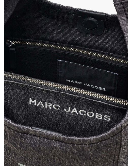 Marc Jacobs Black Satchel Bag Cotton Denim Satchel-Bags