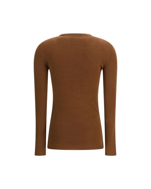 Prada Brown Wool Cardigan