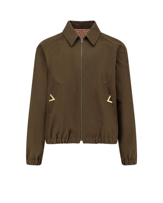 Valentino Green Jackets Cotone for men