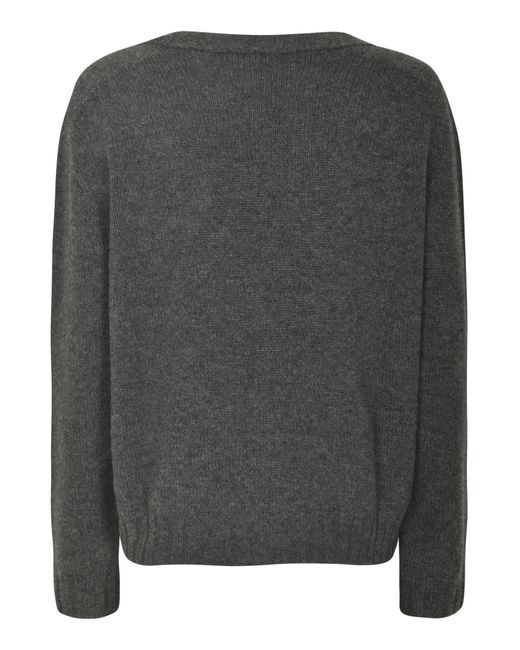 Oliver Lattughi Gray Classic Knit Buttoned Cardigan