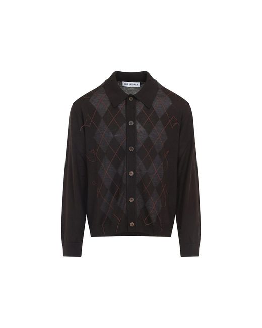 Our Legacy Evening Polo in Black for Men | Lyst