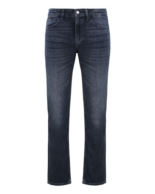 Boss Blue 5-Pocket Slim Fit Jeans for men