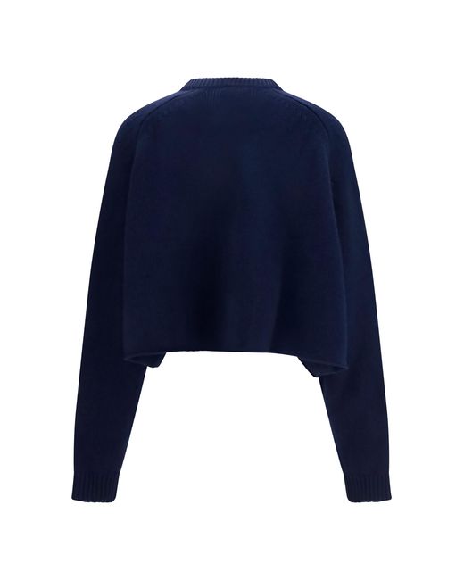 Lisa Yang Blue Karine Sweater Kashmir/Capra Hircus