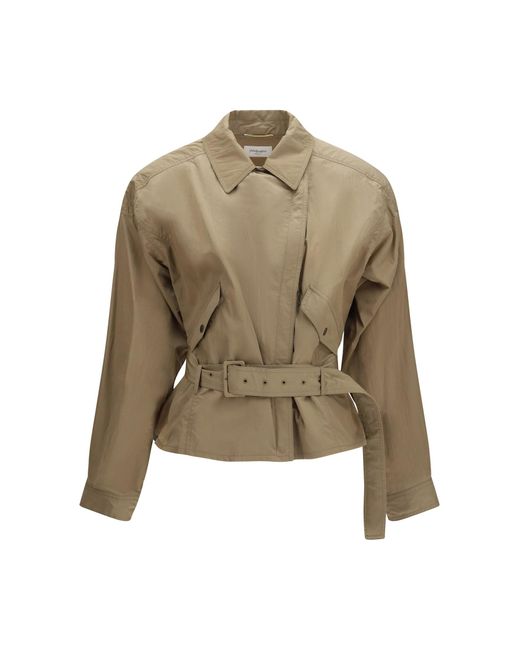 Saint Laurent Natural Short Belted Jacket