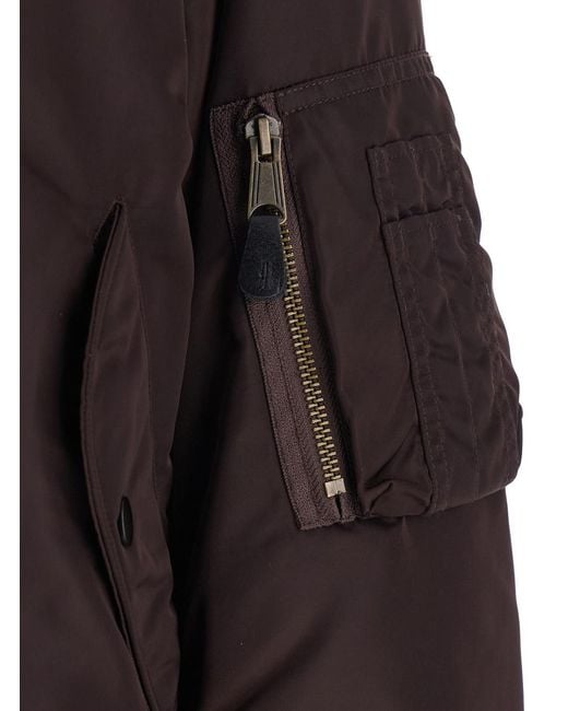 Maison Margiela Black Overcoat Tech Fabric Polyamide Coat