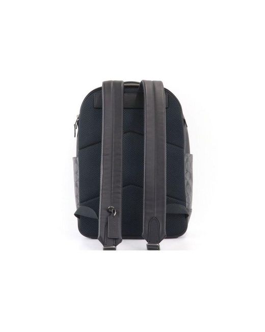 COACH Black Backpack Gunmetal-Charcoal- Bags Backpacks