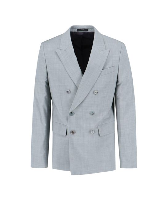 Paul Smith Blue Double-breasted Blazer for men