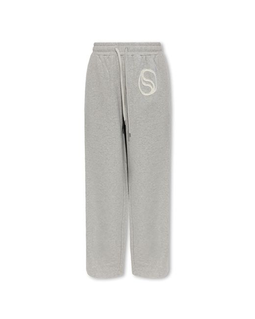 Stella McCartney Gray Sweatpants With Logo
