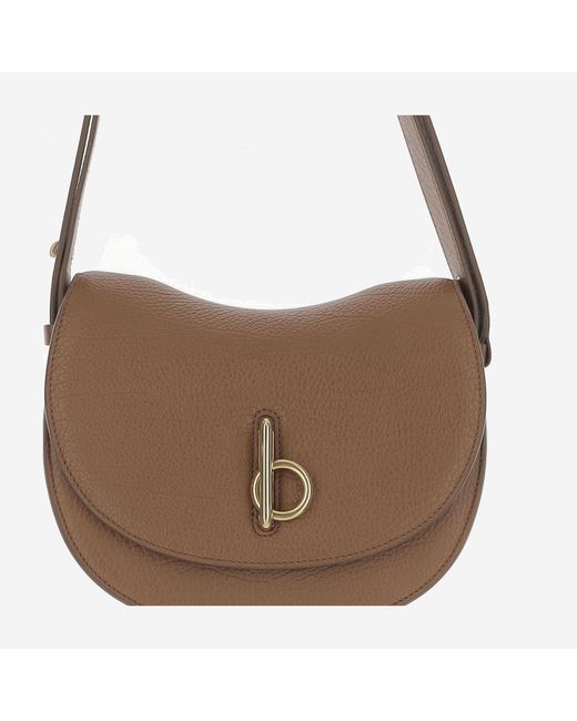Burberry Brown Small Rocking Horse Bag Calfskin Handbags