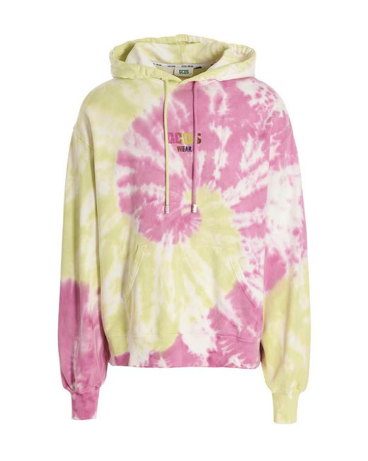 Gcds Pink Tie Dye' Hoodie for men