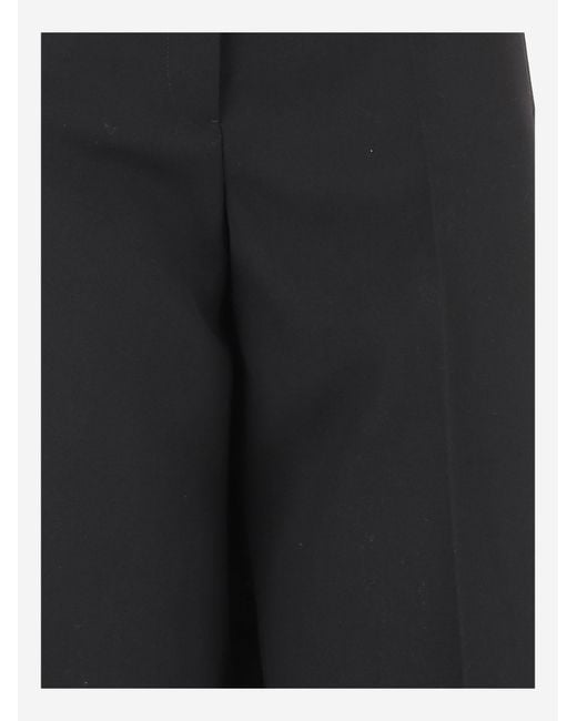 Jil Sander Blue Wool Trousers