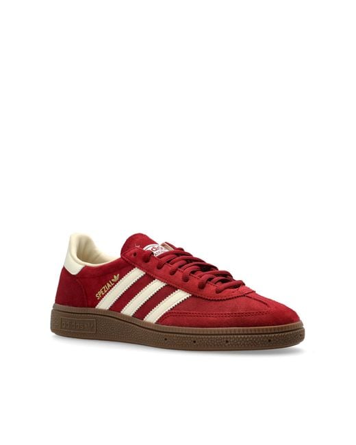 Adidas Originals Red Sports Shoes 'Handball Spezial' for men