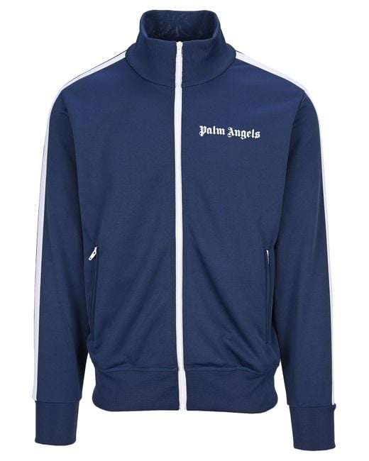 Palm Angels Track Jacket in Blue for Men Lyst
