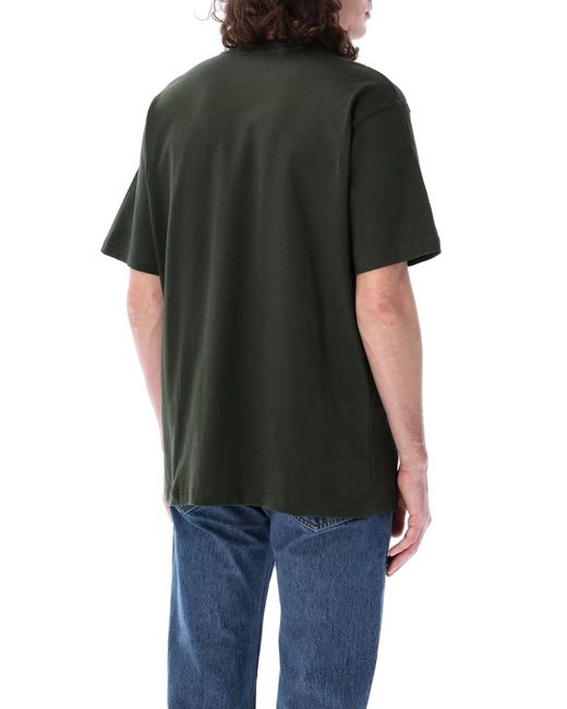 Filson Black Embroidered Pocket T-Shirt for men