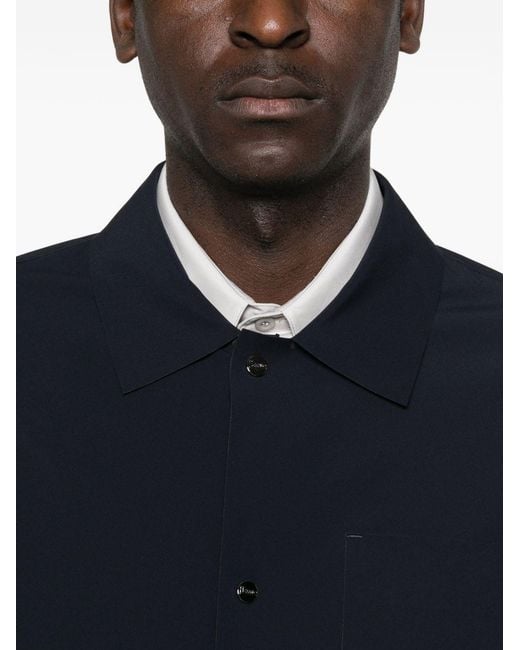 Herno Blue Jacket Polyamide for men