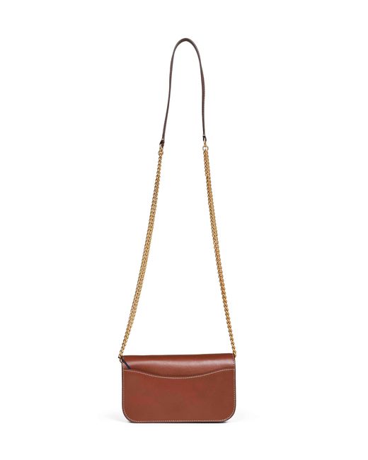 Polo Ralph Lauren White Tan Polo Id Wallet On Chain Bag