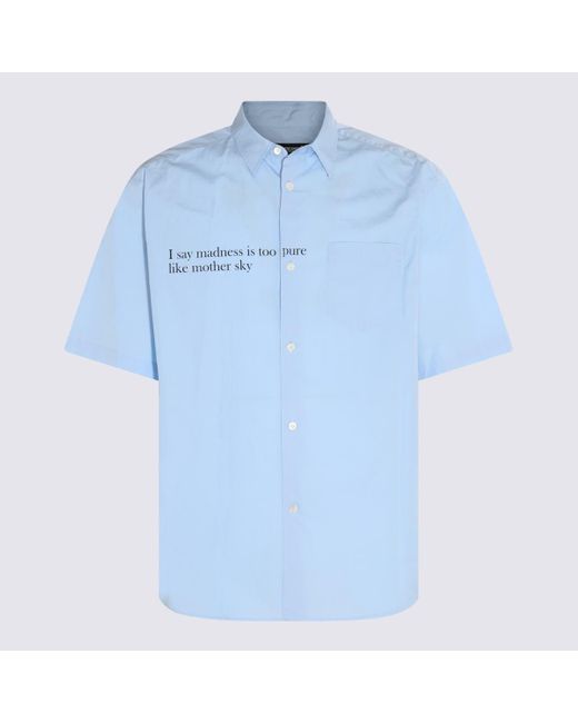 Undercover Blue Light Cotton Shirt for men
