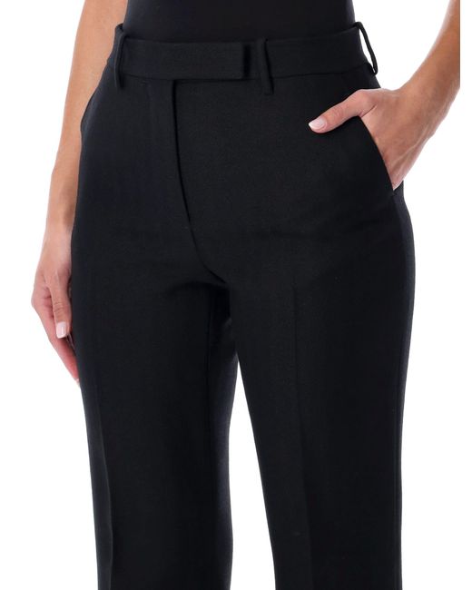 Tom Ford Blue Tailored Straight-Leg Trousers