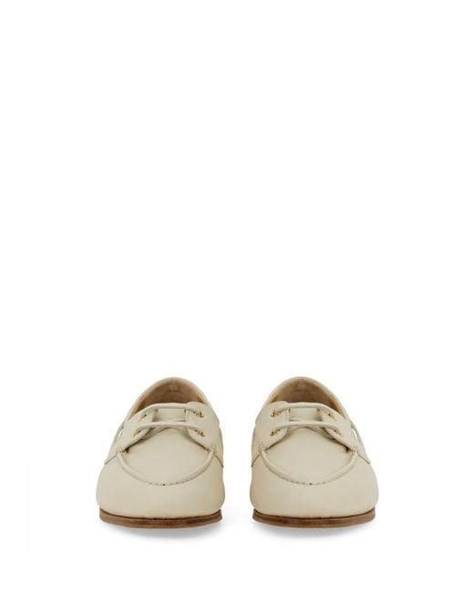 Bally Natural Moccasin Pathy Lining: Sheep Loafers