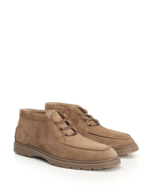 Tod's Brown Suede Ankle Boot Boots for men