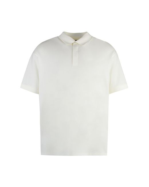 Y-3 White Y-3 Short Sleeve Polo Shirt for men