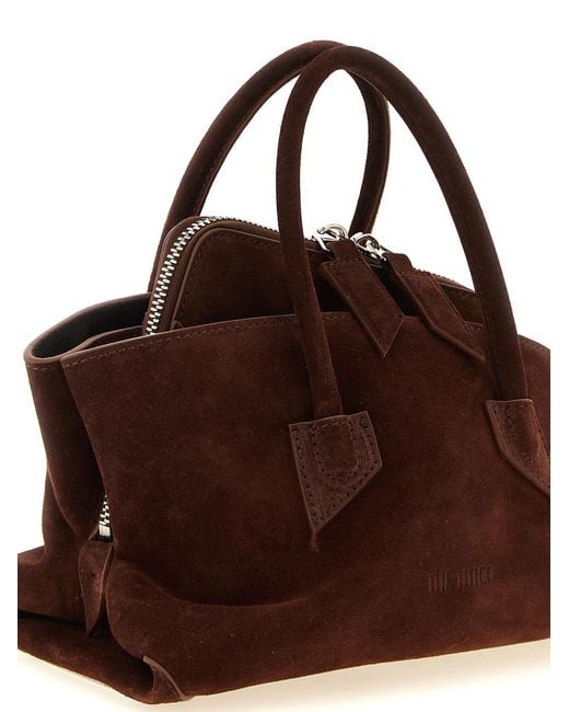 The Attico Brown Bovine Leather Handbag Bag