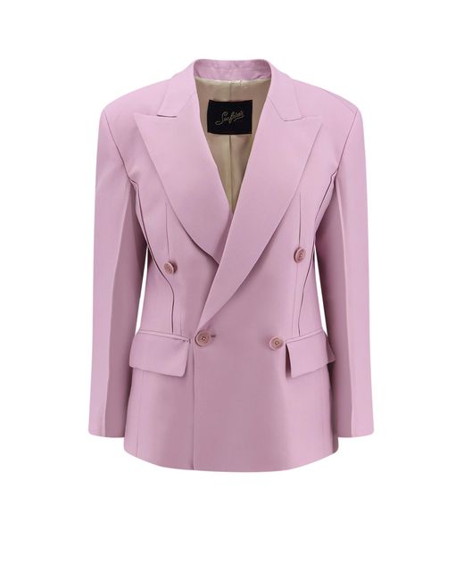 Seafarer Pink Clothing Lana Vergine Seta