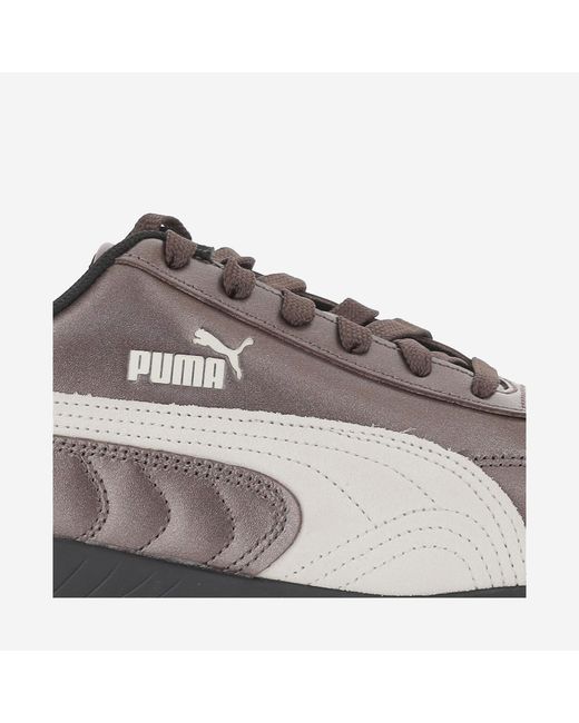 PUMA Brown Sneakers Speedcat Metallic Fabric And Rubber Trainers