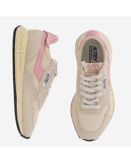 Autry Natural Sneakers Reelwind Leather Trainers