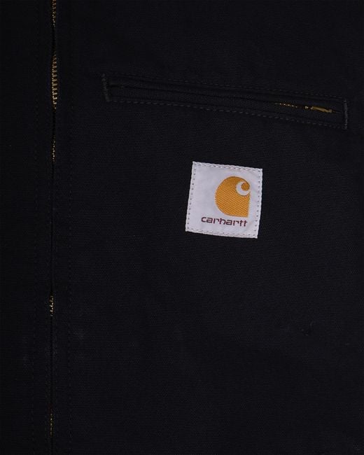 Carhartt Blue Jacket Detroit Rinsed for men