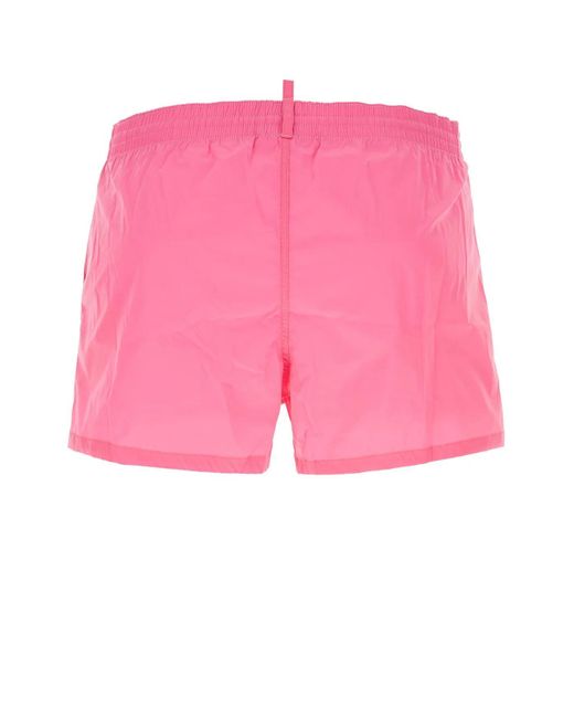 DSquared² Pink Beachwears for men