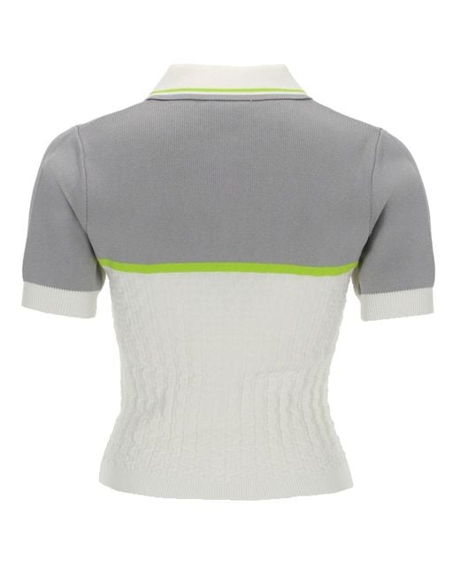 Casablanca Gray Polo Tennis Main: Viscose Shirts
