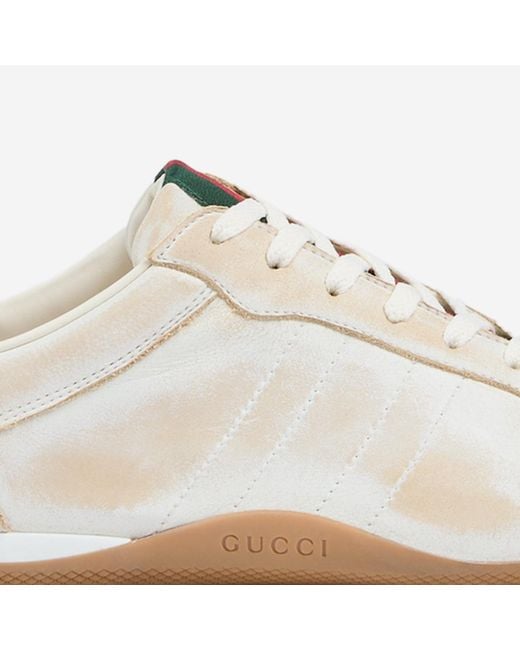 Gucci Metallic Shift Sneakers Leather Trainers