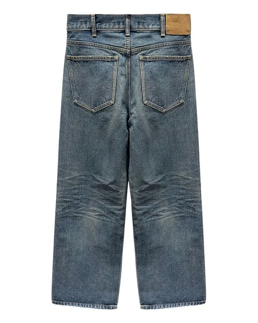 Céline Blue Stone-Washed Cotton Jeans