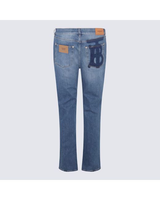 Burberry Blue Muted Denim Jeans for men