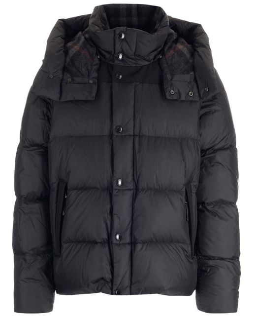 Burberry Black "leeds" Down Jacket for men